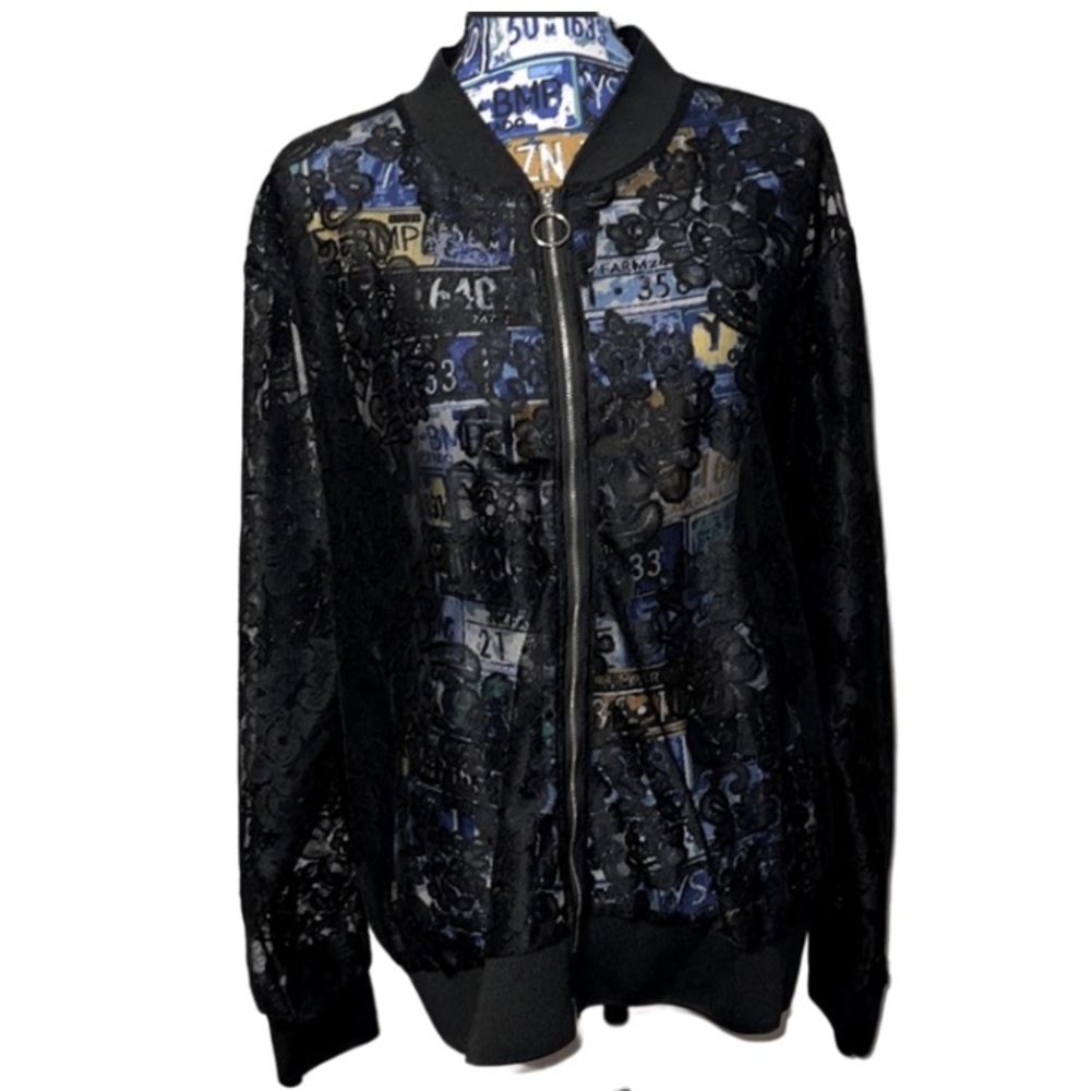 SHEIN🧿 | Women’s Plus Size | Black Long Sleeve Lace Jacket | Size 5XL🎈